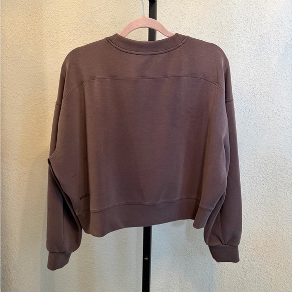 lululemon athletica Softsteme Crew Sweatshirt in Dusky Purple 8 - Picture 2 of 6